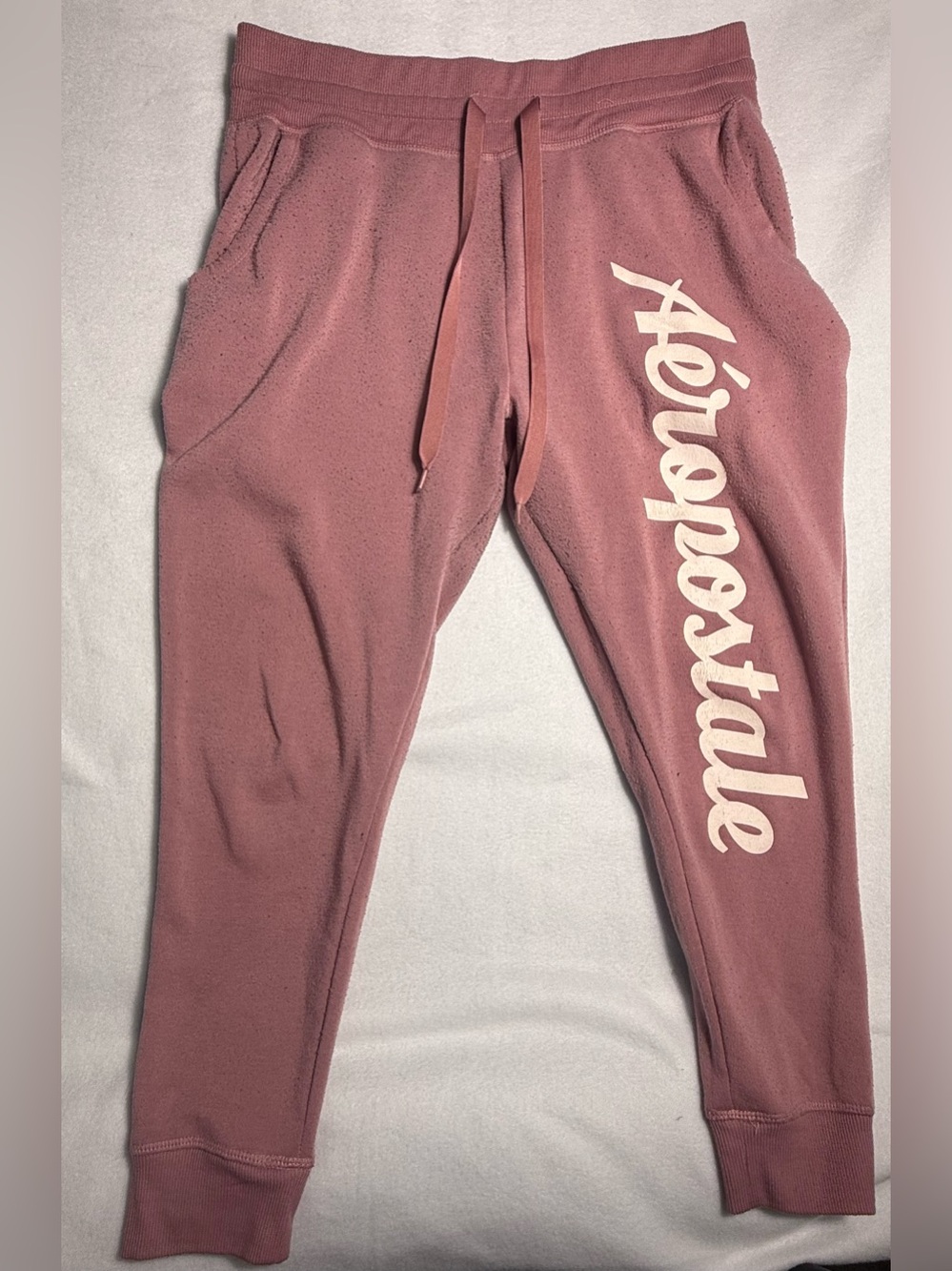Aeropostale Sport Women’s Mauve Pink Logo Jogger Sweatpants